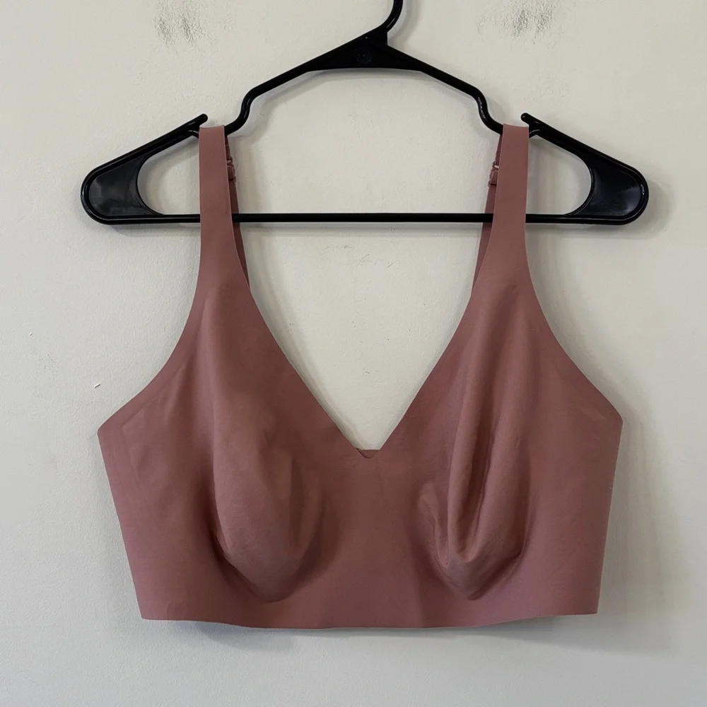 Bombas No Show Plunge Bralette Coco Plum Size 2X - Picture 3 of 7